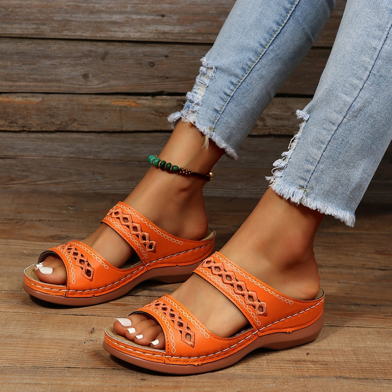 Dames orthopedische sandalen met ondersteuning