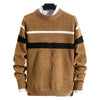 Gestreepte Slim Fit Pullover voor Mannen-mezamstore.nl