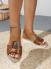 Leren Dames Sandalen Orthopedisch met Verstelbare Bandjes en Chunky Zool