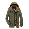 Robuuste Heren Winterjas – Warm Outdoor Model met Capuchon en Zakken