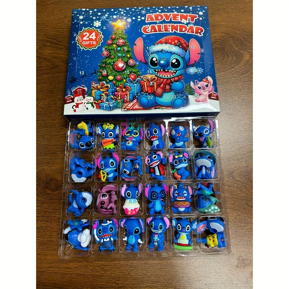 Adventskalender met 24 Mini Figuren – Cartoon Kersteditie