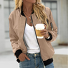 Trendy Dames Bomberjack – Comfortabele Pasvorm voor Voorjaar & Najaar