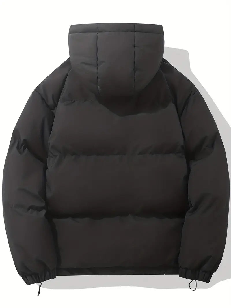 Klassieke Warme Winterjas met Capuchon voor Heren