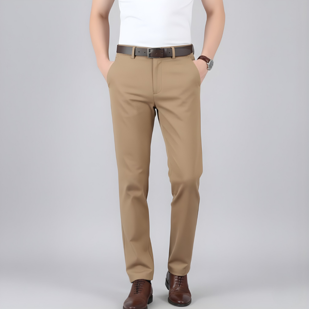 Heren Stretch Broek Comfortabel Casual met Zakken