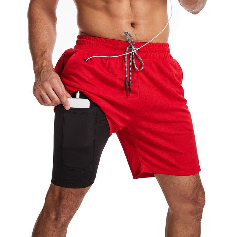 Heren Zwemshort Sportief met Ritszakken en Compressievoering