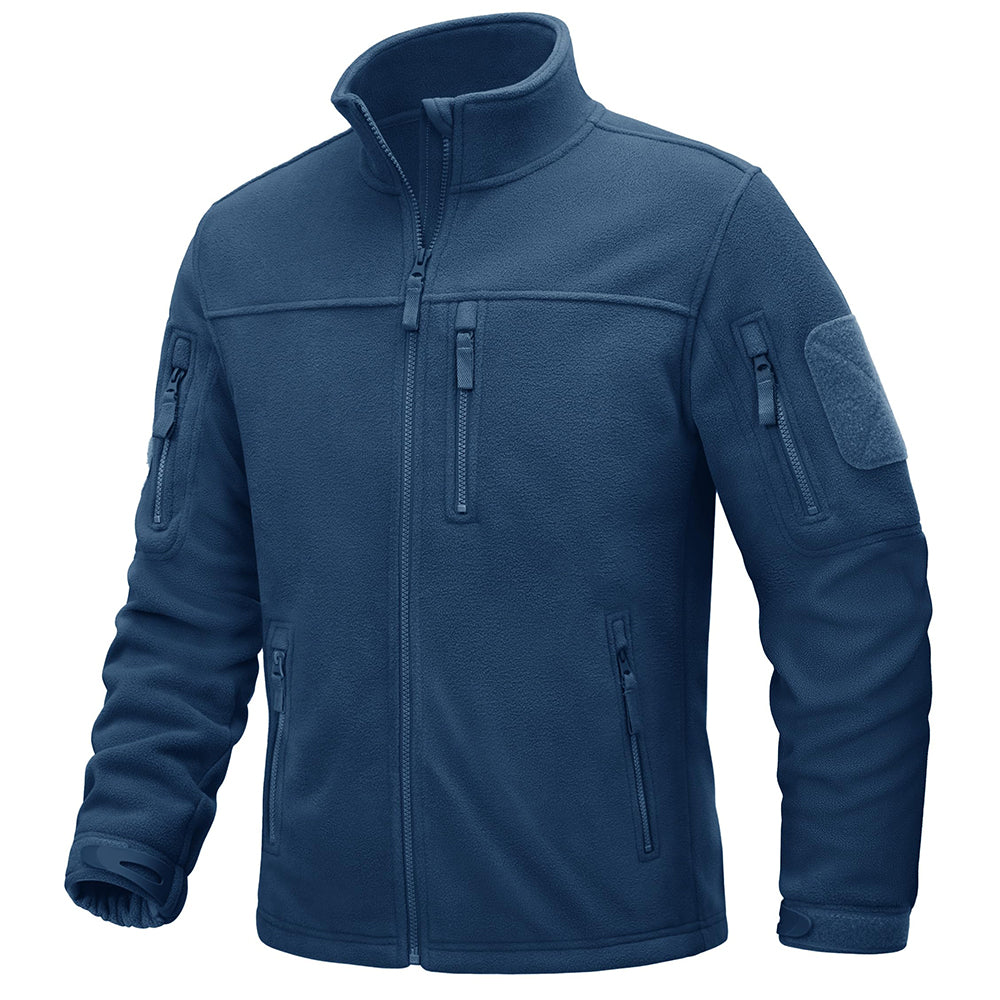 Fleecejacke voor Mannen - Winddicht en Warm voor Buitenactiviteiten-mezamstore.nl