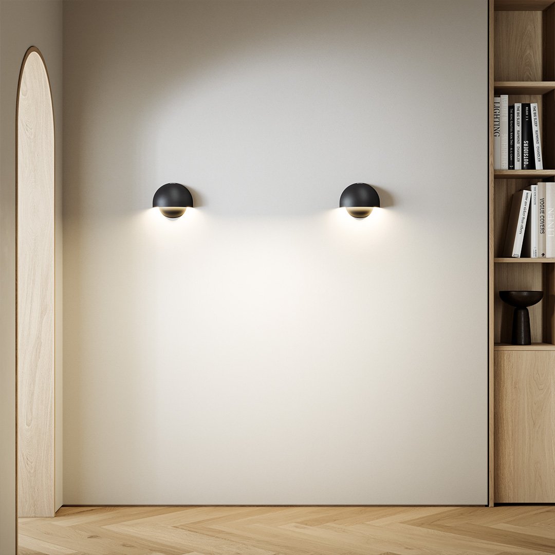 Moderne Wandlamp met Halfrond Design voor Sfeerverlichting