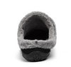 Warme heren pantoffels met pluche voering en antislip zool