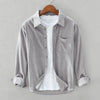 Retro Corduroy Overhemd voor Heren - Tijdloze Elegantie