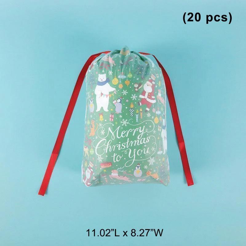Kerst Cadeauzakjes – Feestelijke Gift Bags voor Cadeaus (50 stuks)