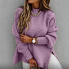 Gebreide oversized dames coltrui - zacht en warm