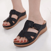 Comfortabele Slip-On Dames Sandalen met Sleehak