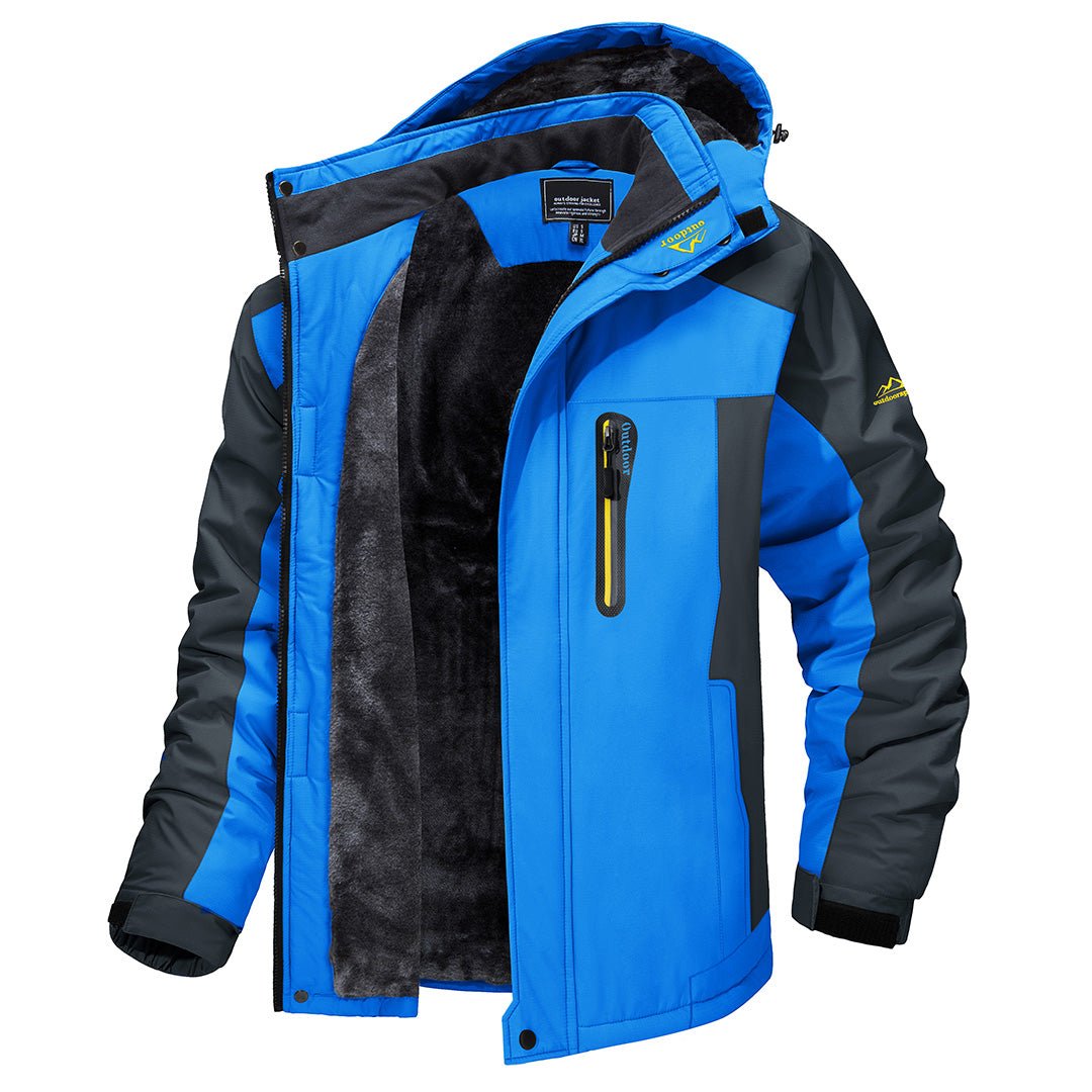 Heren Winterjas met Capuchon – Sportief Design en Comfortabele Pasvorm