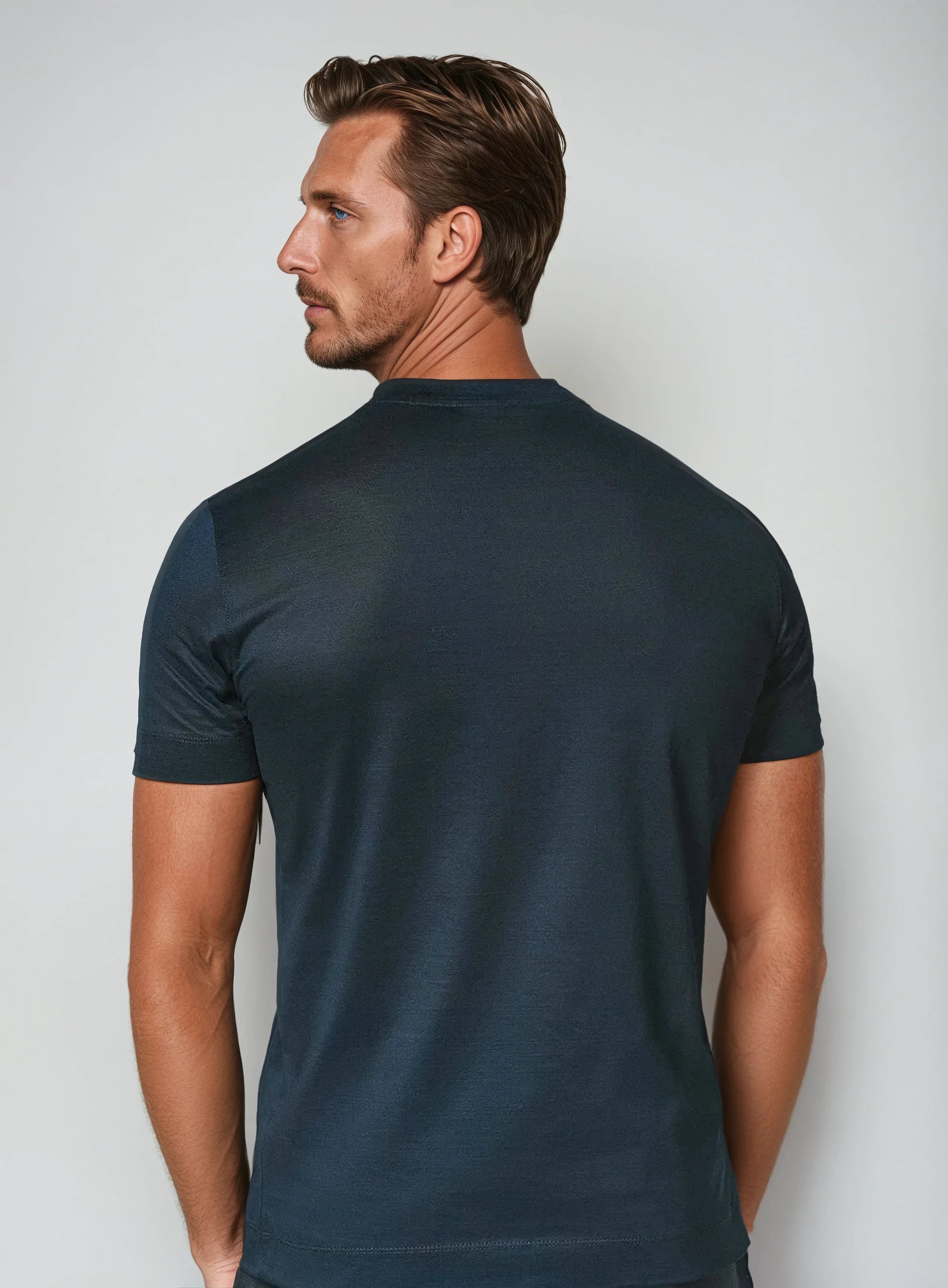 Heren Basic T-Shirt – Comfortabel Slim Fit Shirt