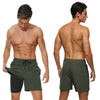 Heren Zwemshort Sportief met Ritszakken en Compressievoering