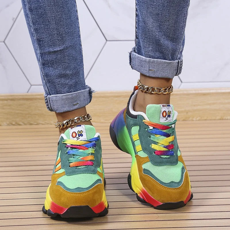 Kleurrijke Orthopedische Sneakers voor Comfort en Ondersteuning