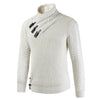 Heren trui met hoge kraag en unieke sluiting – Regular Fit