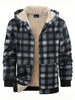 PolarFleece - Heren Winterjas met Warme Fleece Voering-mezamstore.nl