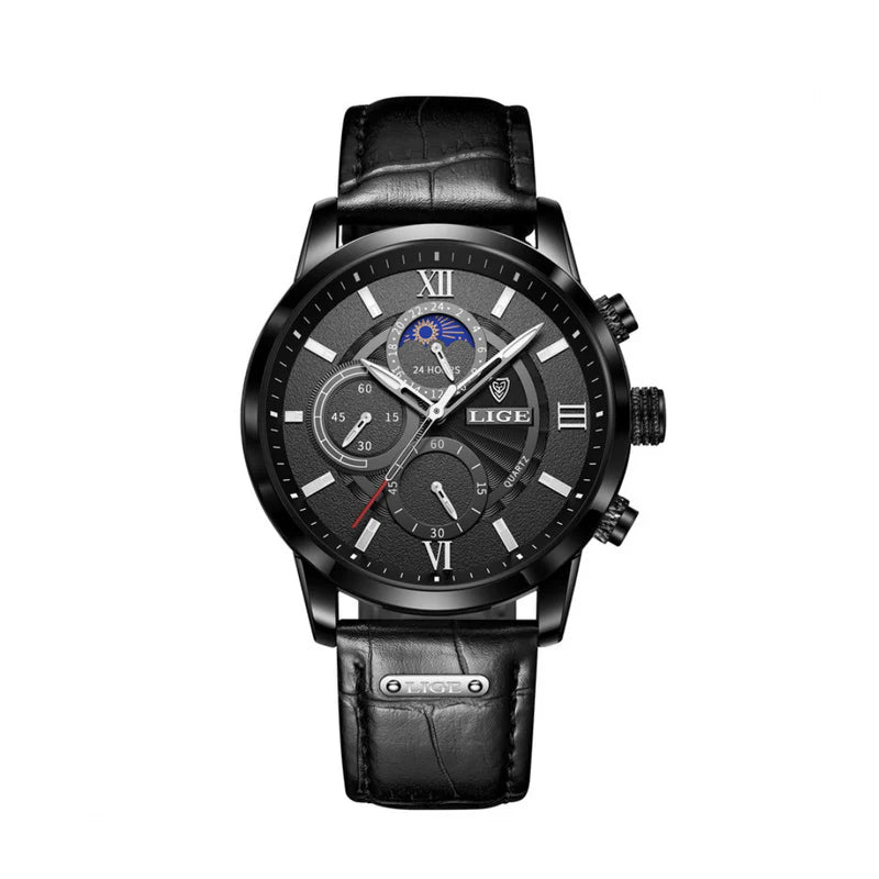 Luxe Waterdicht Horloge met Kwartsbeweging