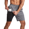 Heren Zwemshort Sportief met Ritszakken en Compressievoering