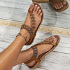 Orthopedische Dames Sandalen met Kralen en Verstelbare Bandjes