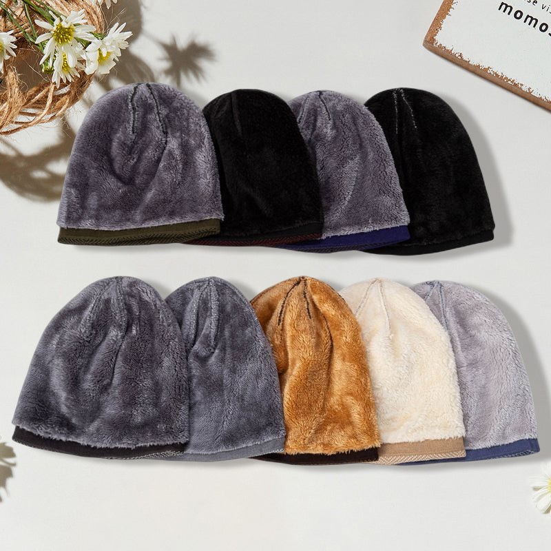 Gebreide Beanie Muts Unisex – Warme Acryl Wintermuts in Kleuren