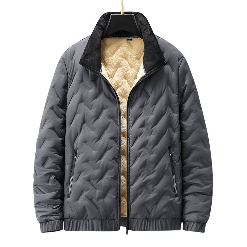 Herenjas – Warme Gewatteerde Jas met Stijlvolle Klassieke Look
