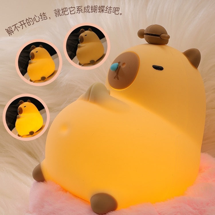 Schattige Hamster Nachtlamp – Warm LED Licht & Knuffelbaar Design