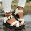 Comfortabele Dames Sandalen Zomer Orthopedisch met Platte Zool