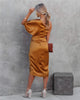 Elegante Midi Jurk met Glamoureuze Pasvorm