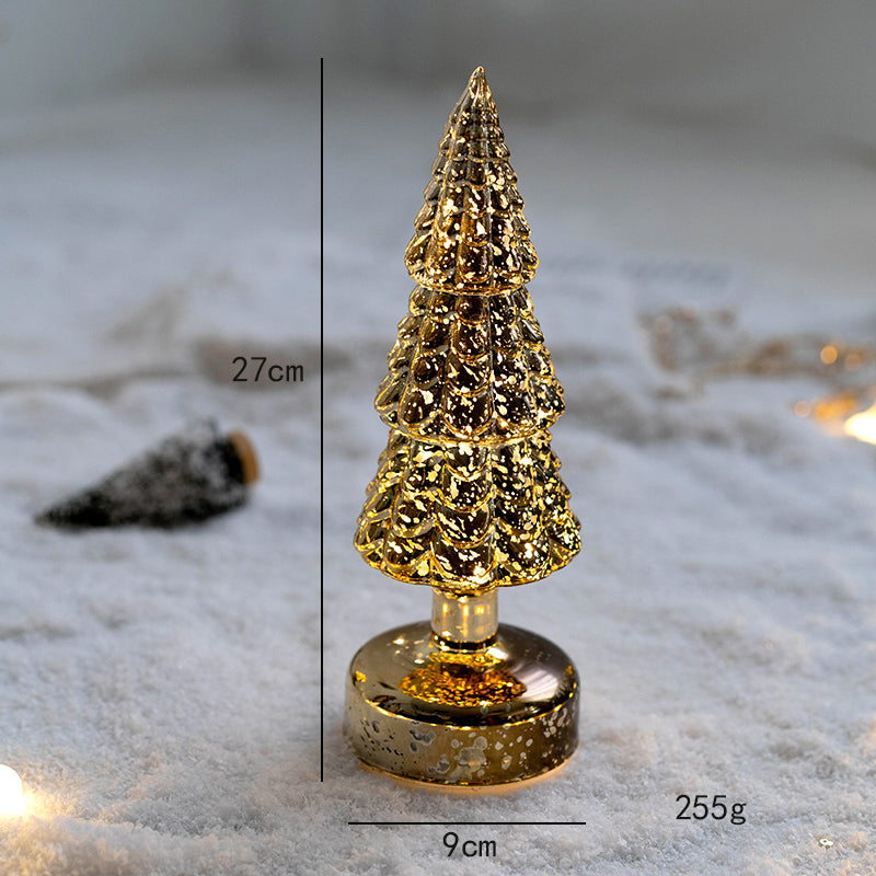 Gouden LED Kerstboom – Warm Licht & Feestelijke Kerstdecoratie