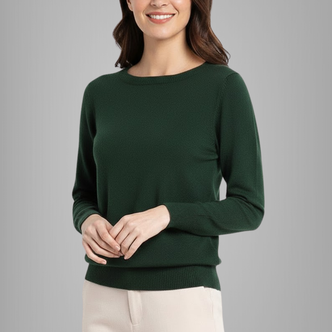 Dames Trui Ronde Hals – Tijdloos & Comfort Fit