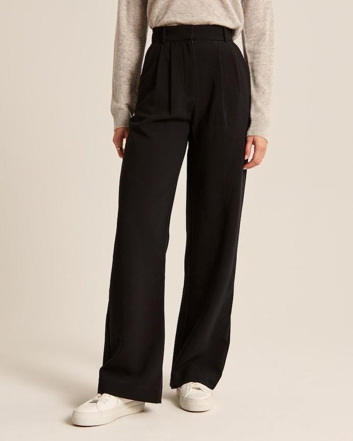 Dames Wide Leg Broek – Elegante Hoge Taille Pantalon