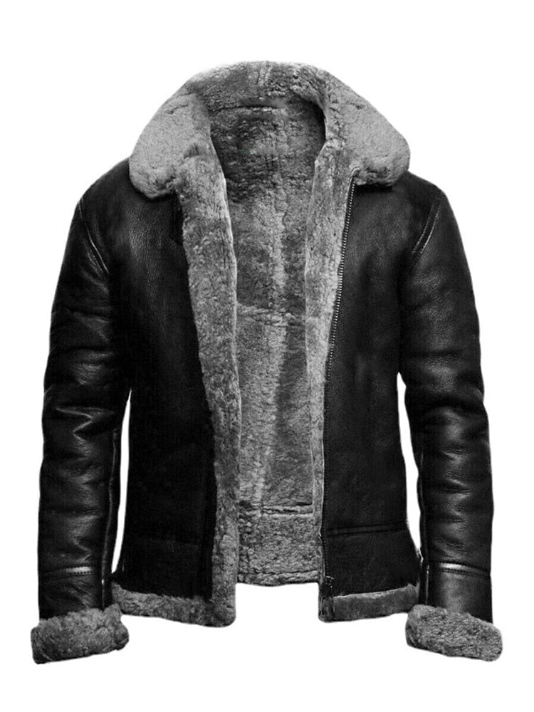 Stijlvolle Bomberjacke met Kunstpelz en Ruime Zakken-mezamstore.nl