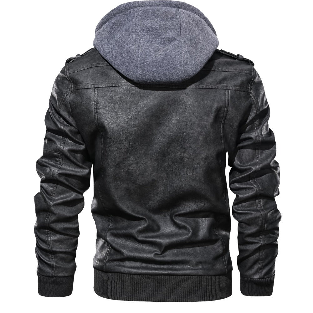 Bikerjack met Capuchon voor Heren - Stoer en Comfortabel