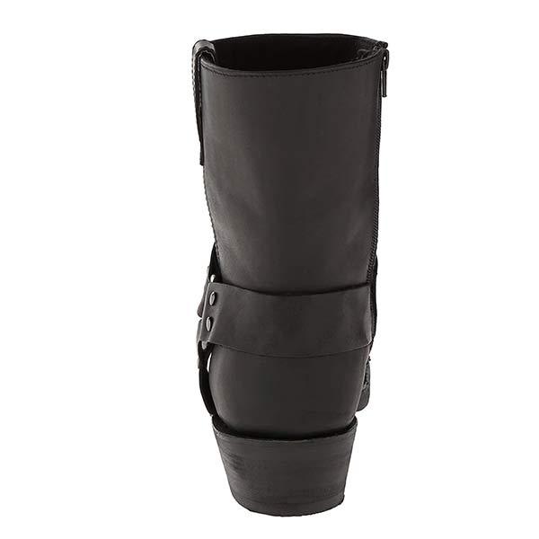 Leren Western Cowboylaarzen met Rits en Comfortzool