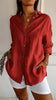Elegant dames shirt met plooidetail en comfortabele pasvorm