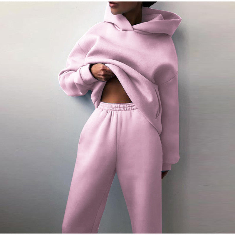 Oversized Joggingpak met Hoge Taille | Comfortabel en Warm Trainingspak