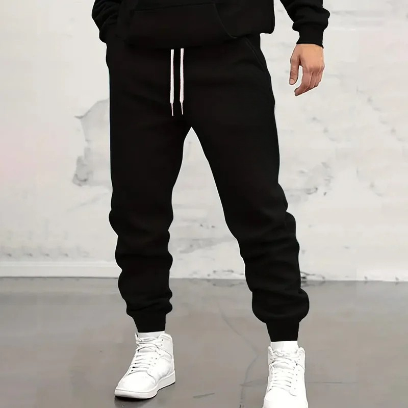 Heren Joggingbroek – Comfortabele Jogger met Trekkoord en Elastische Taille