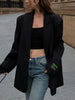 Oversized Klassieke Blazer met Tijdloze Stijl