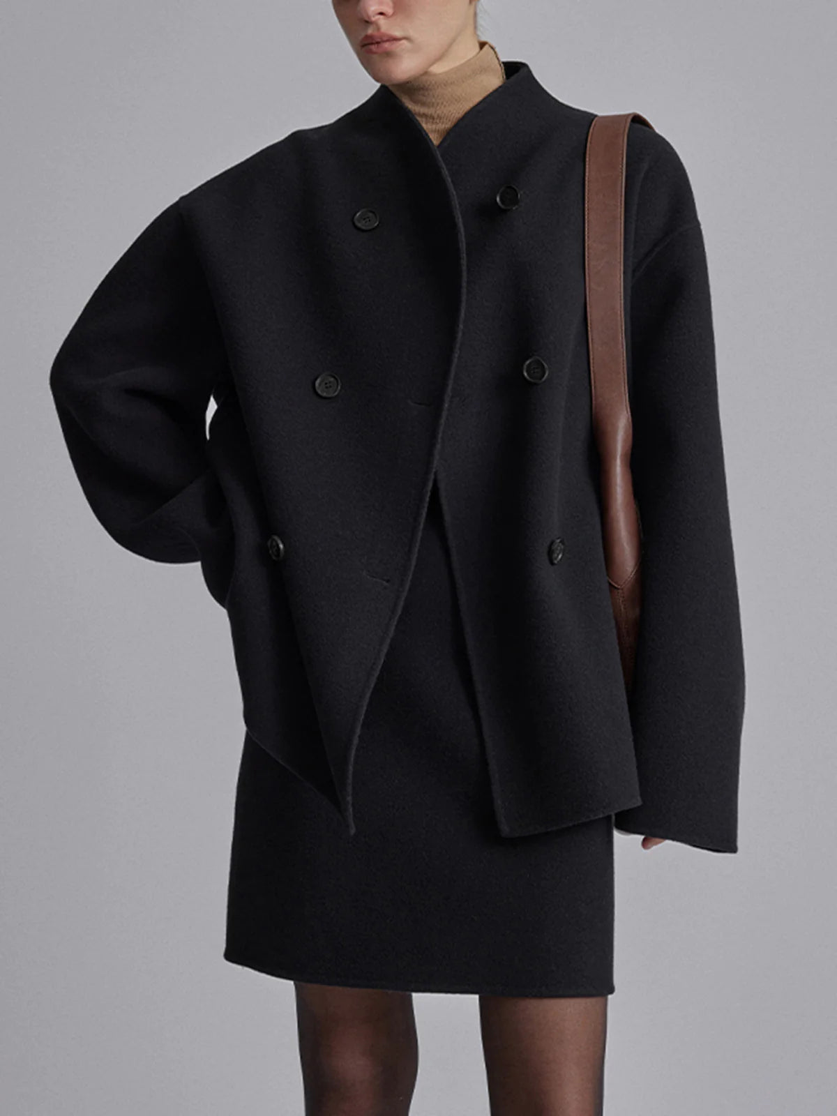 Oversized Button-Down Jas voor Dames - Stijlvol en Comfortabel
