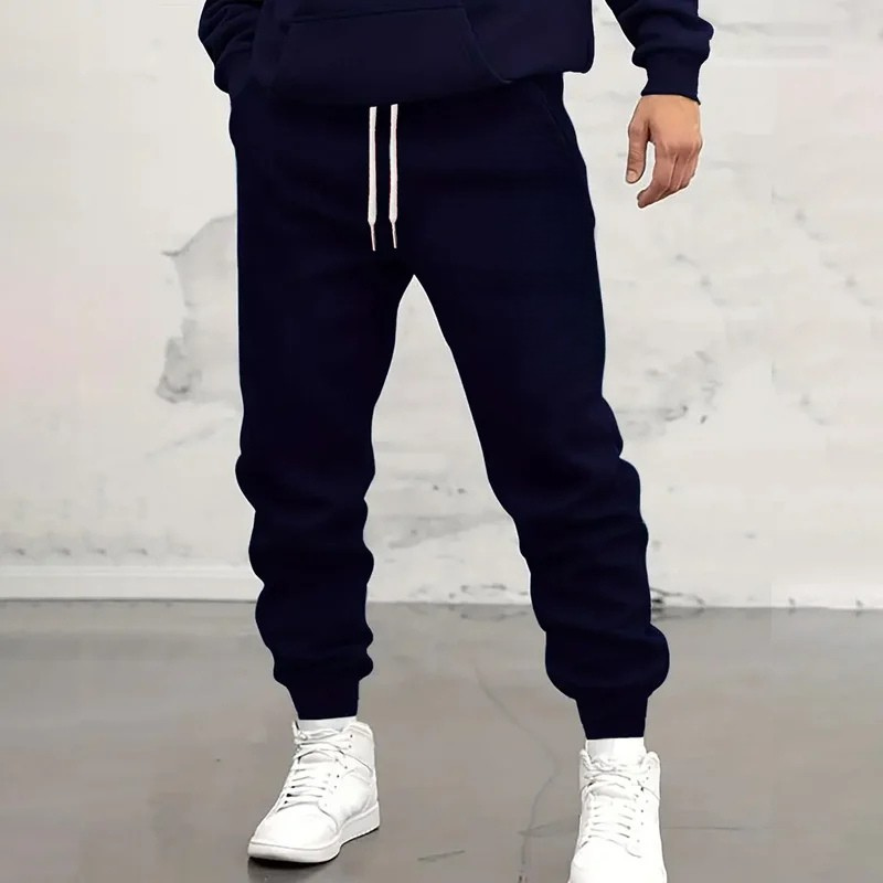 Heren Joggingbroek – Comfortabele Jogger met Trekkoord en Elastische Taille