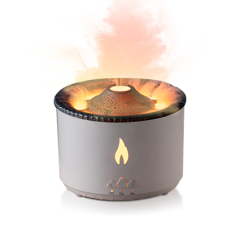 Ultrasoon Aromatherapie Diffusor met Vlammeneffect-mezamstore.nl
