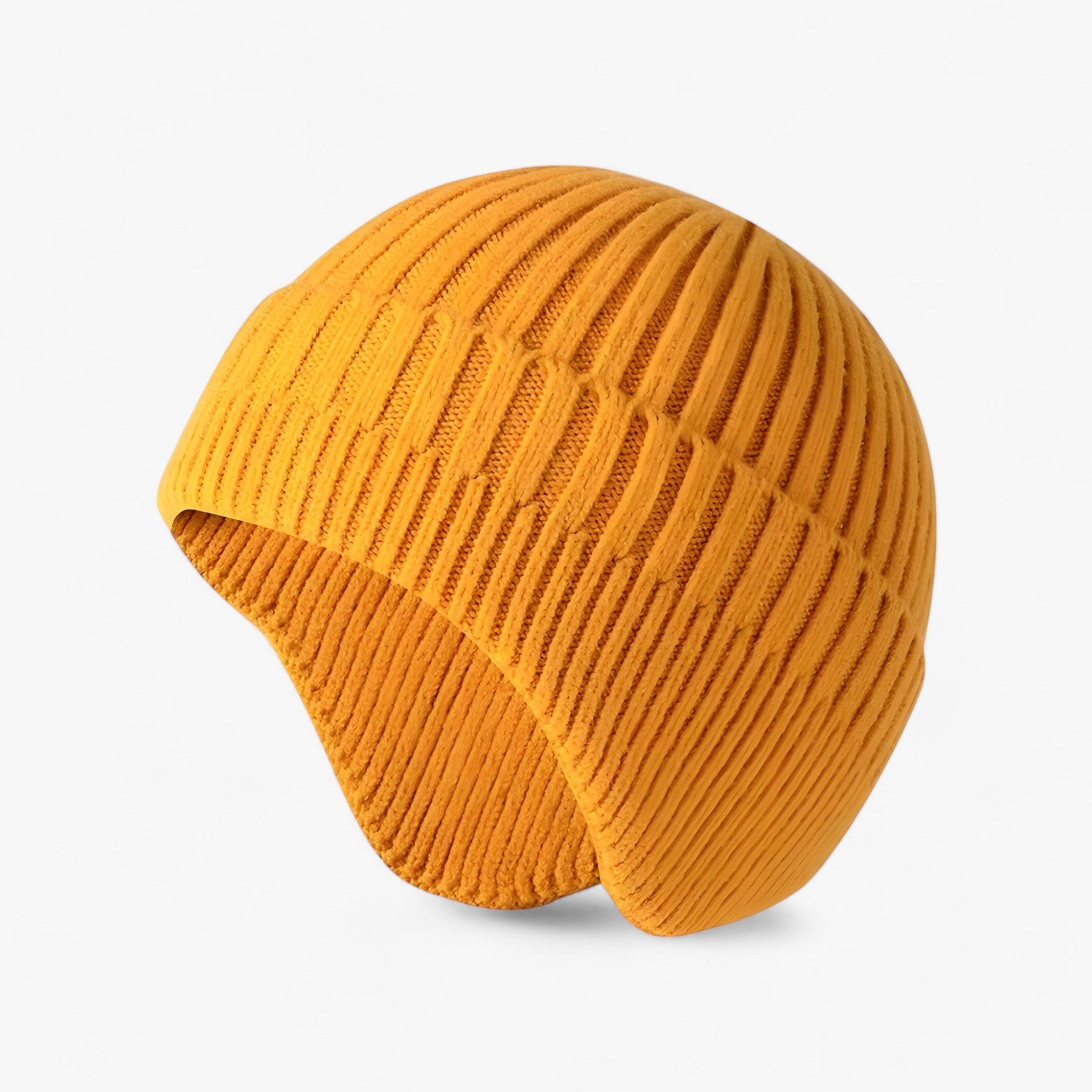 Gebreide Wintermuts met Klep – Warm & Stijlvol voor Koude Dagen