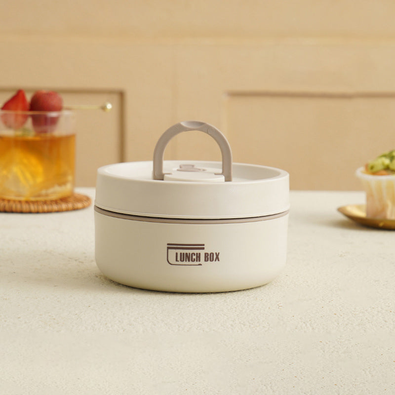 Meerlagige geïsoleerde lunchbox met draagtas – Lekvrij, roestvrij staal, houdt eten urenlang warm of koud, ideaal voor school, werk en onderweg