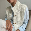 Gebreid Vest met Opstaande Kraag voor Dames