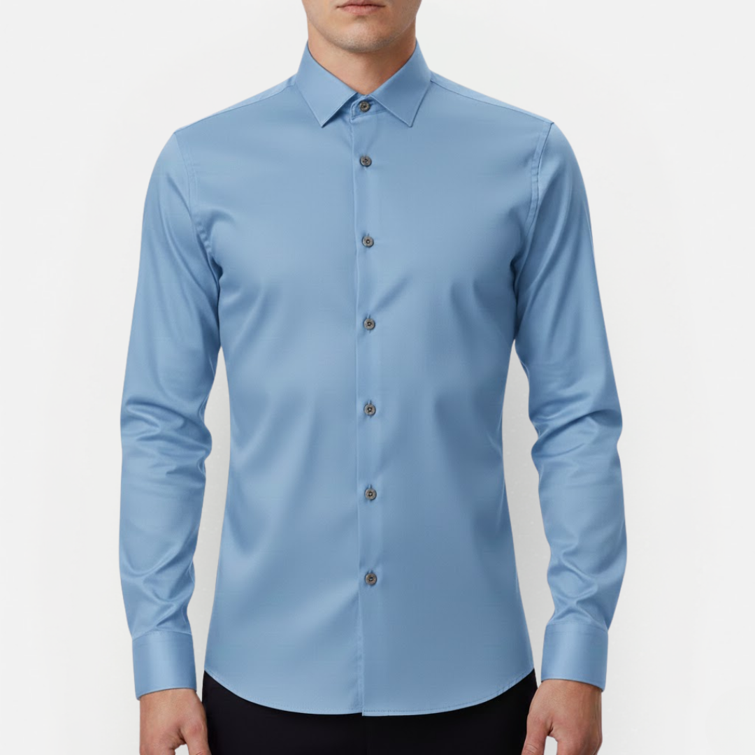 Heren Overhemd Lange Mouw – Kreukvrij & Comfort Fit