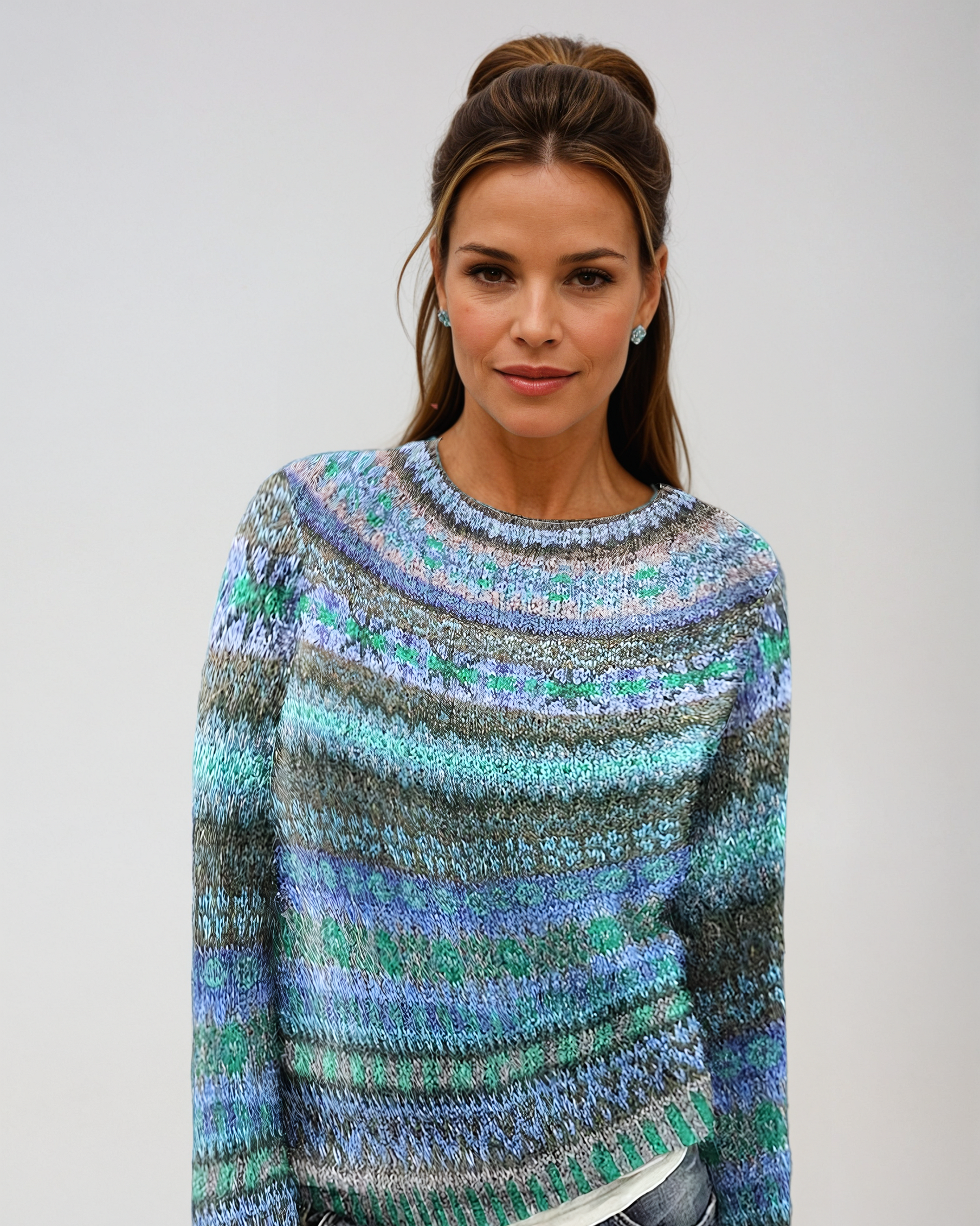 Vintage Design Trui met Unieke Stijl en Comfort