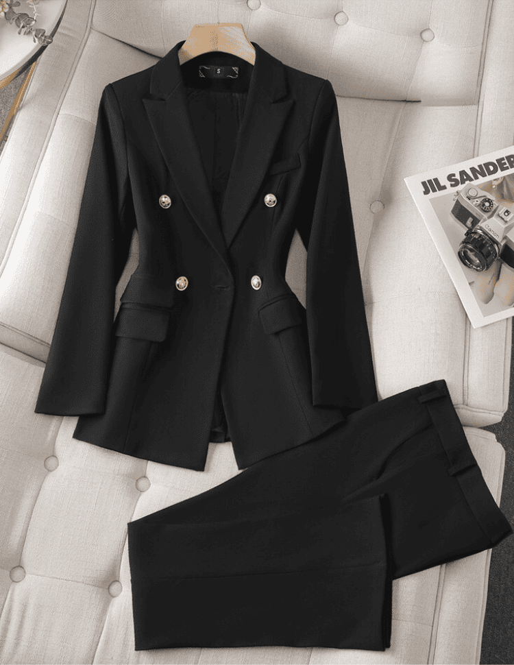 Stylish Broek en Blazer Set voor Dames