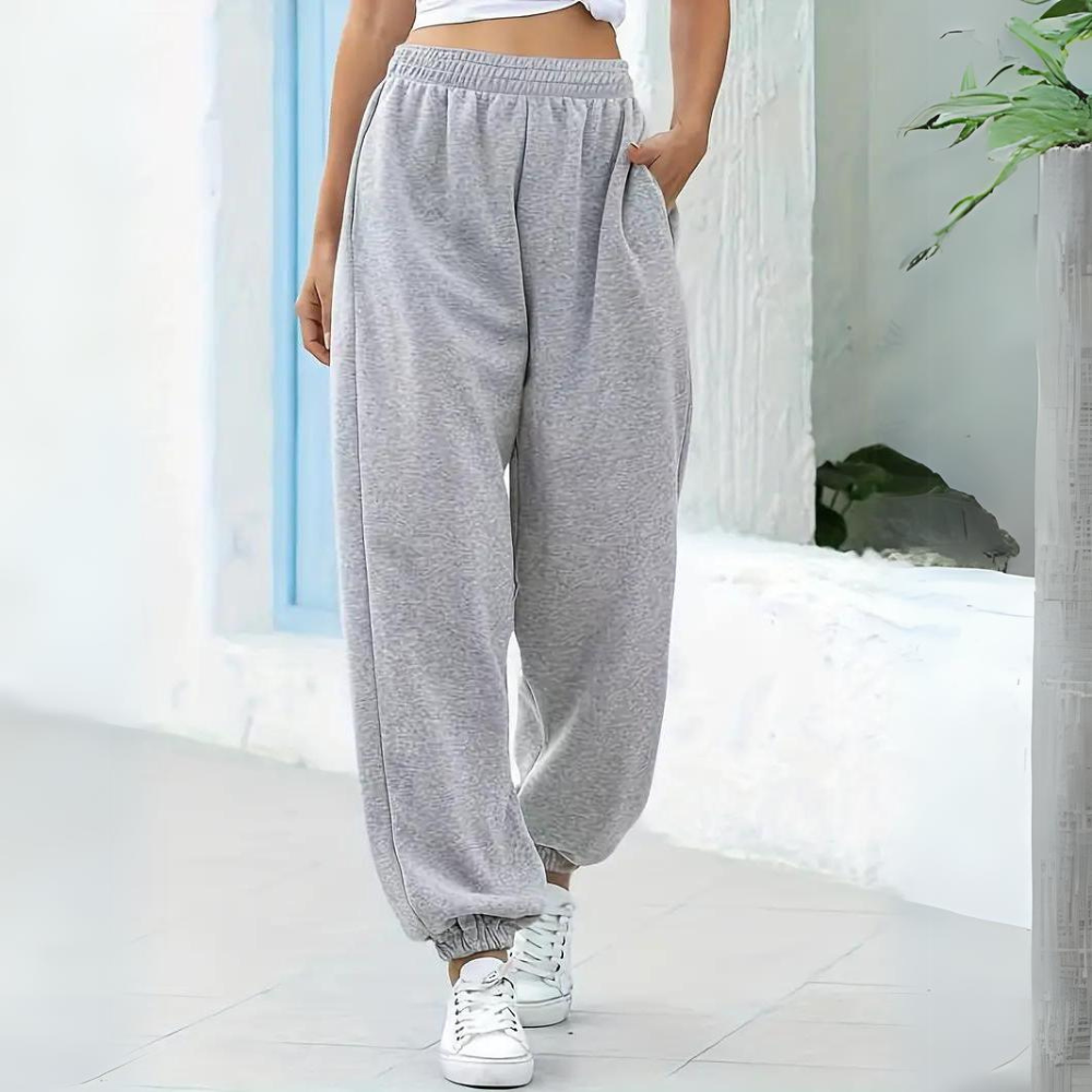 Dames Joggingbroek – Comfortabele Loungebroek met Elastische Taille
